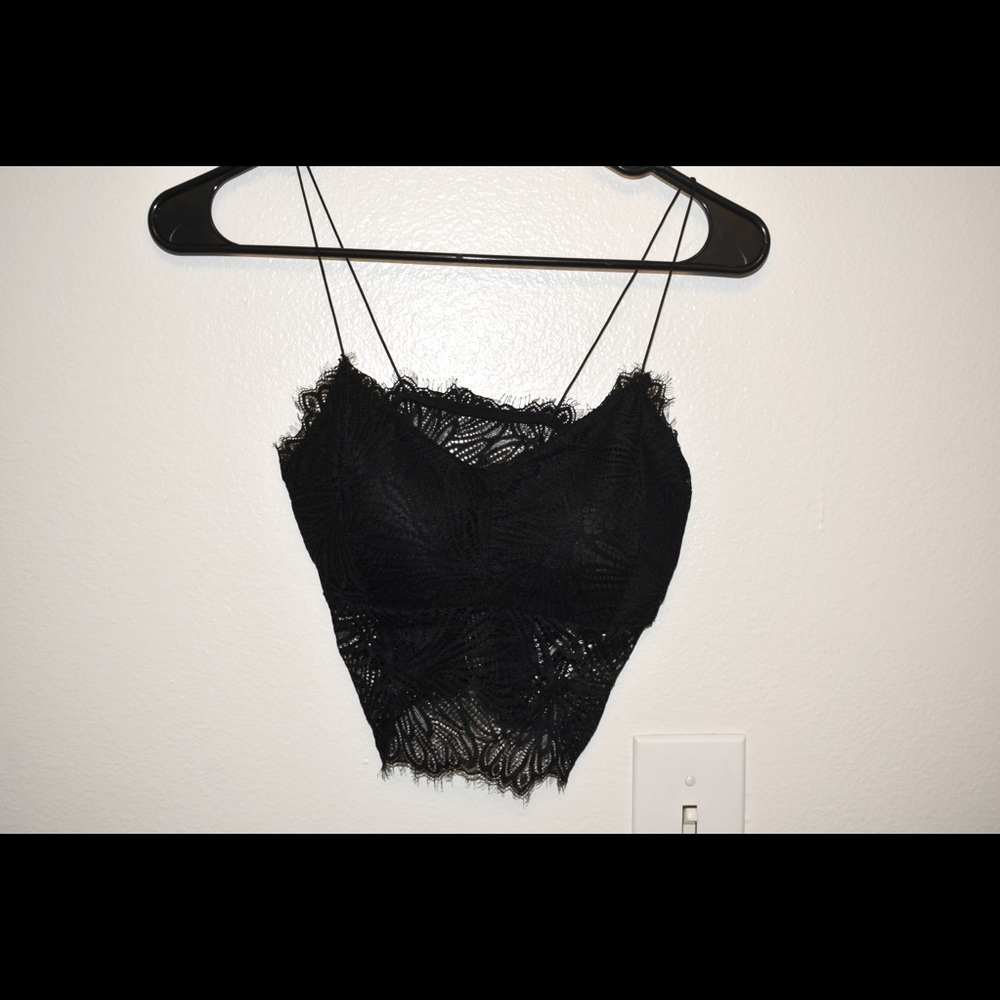 Lace crop top